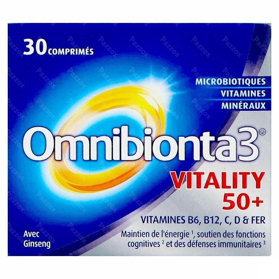 Omnibionta3 Vitality 50+ 30 Comprimées