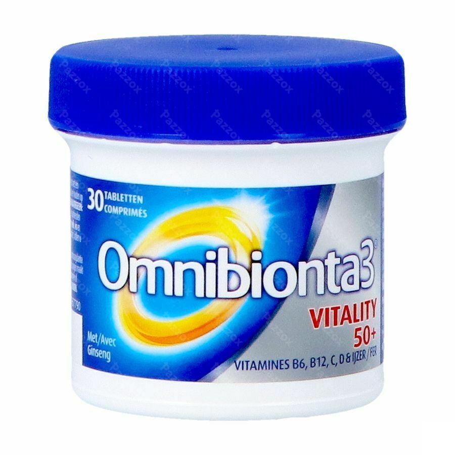 Omnibionta3 Vitality 50+ 30 Comprimées