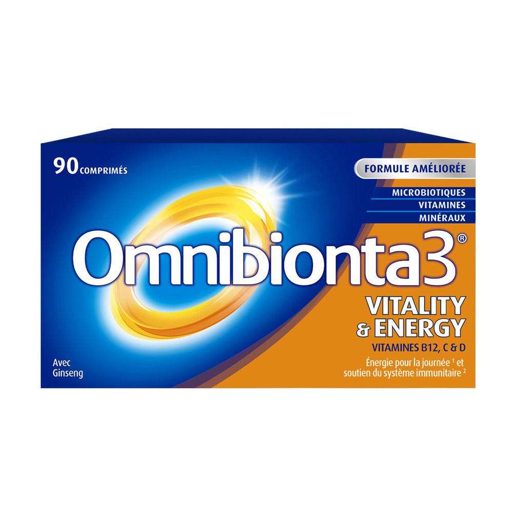 Omnibionta3 Vitality & Energy 30 Comprimés