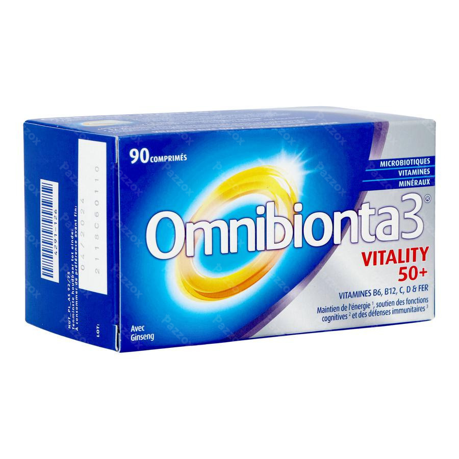 Omnibionta 3 Vitality 50+ Comp 90