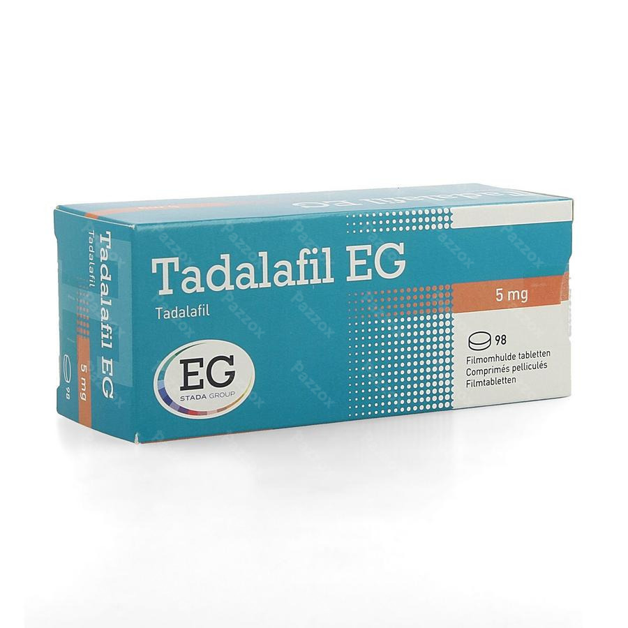 Tadalafil Eg 5mg Comp Pell 98 X 5mg
