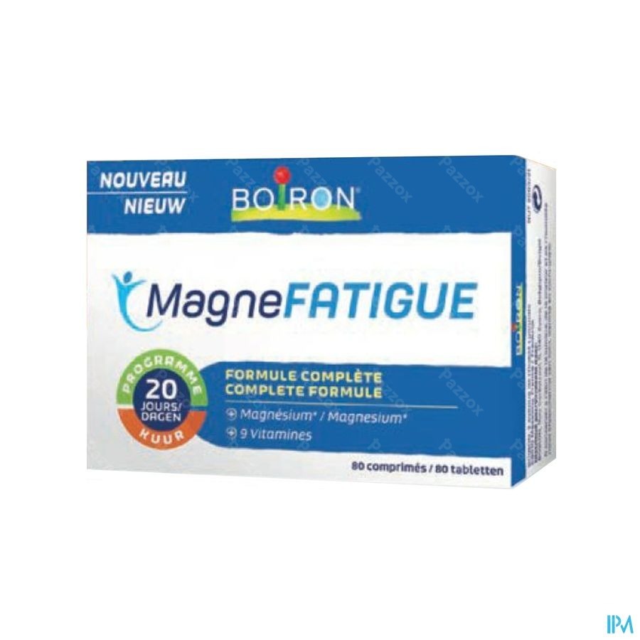 Boiron Magnefatigue Multivitaminée Magnésium 80 Comprimés