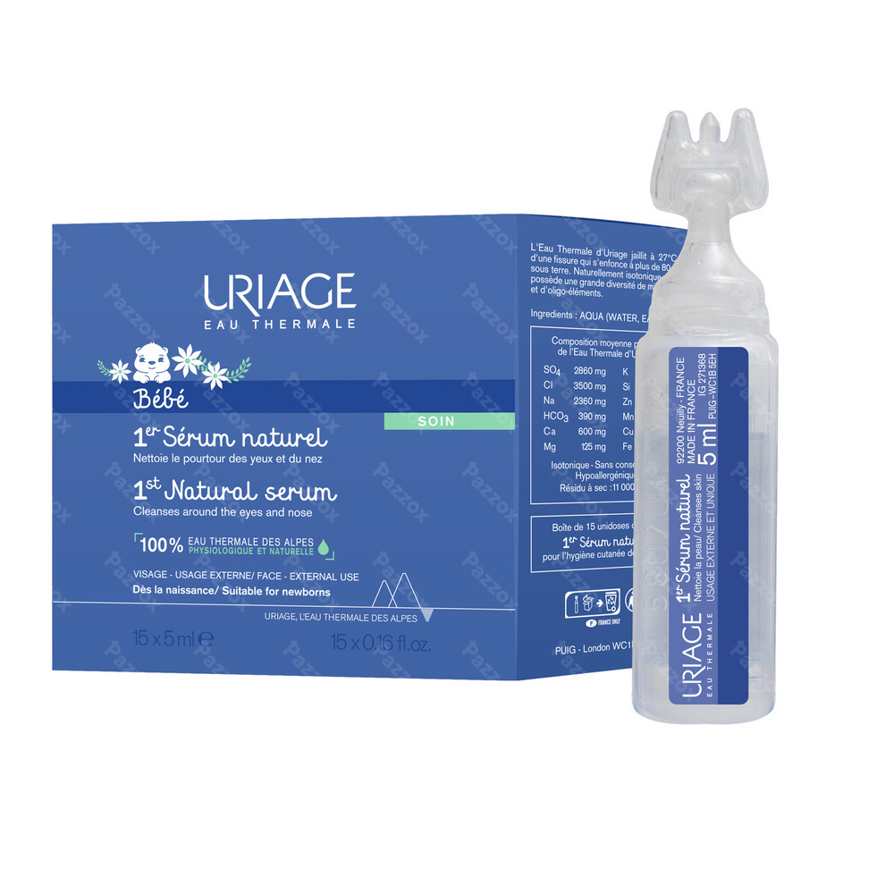 Uriage Bébé Serum Naturel 15x5ml