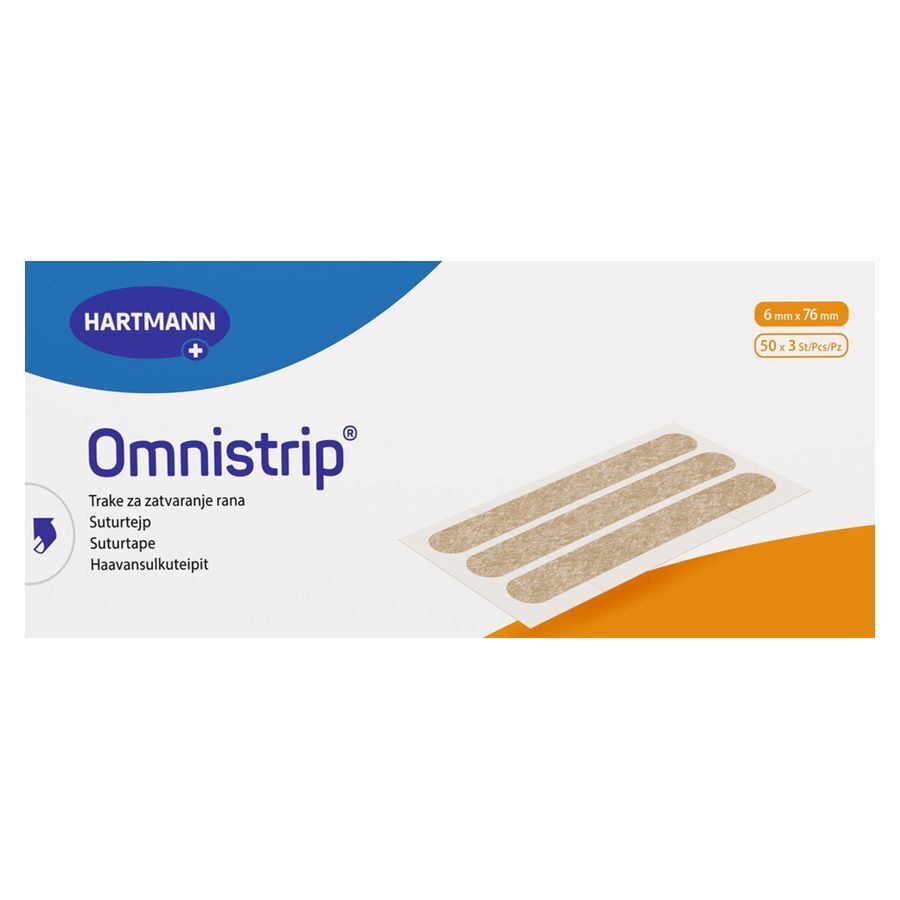 Hartmann Omnistrip 6mmx76mm 50x3 P/s