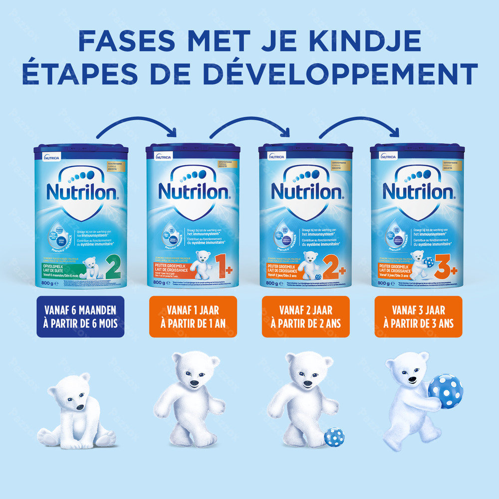 Nutrilon 2+ Lait Croissance Pdr 800g Rempl.4122248