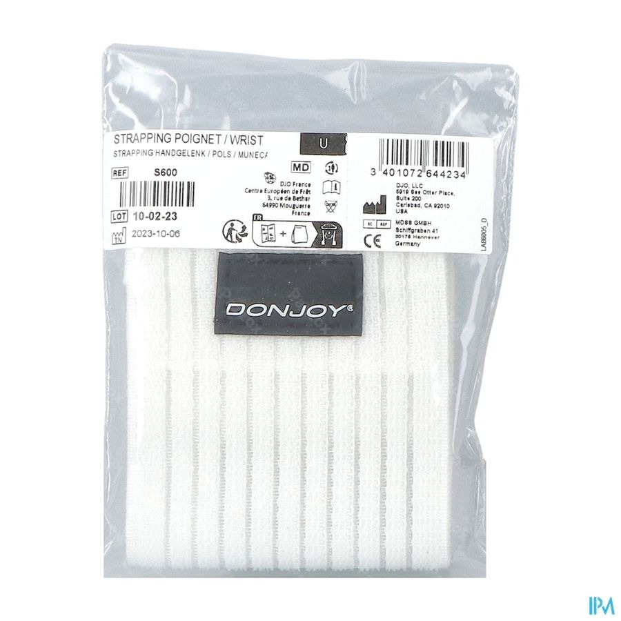 Donjoy Strapping Blanc Pouce