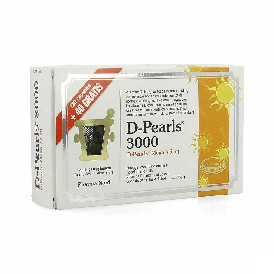 D-Pearls 3000 120+40 Capsules