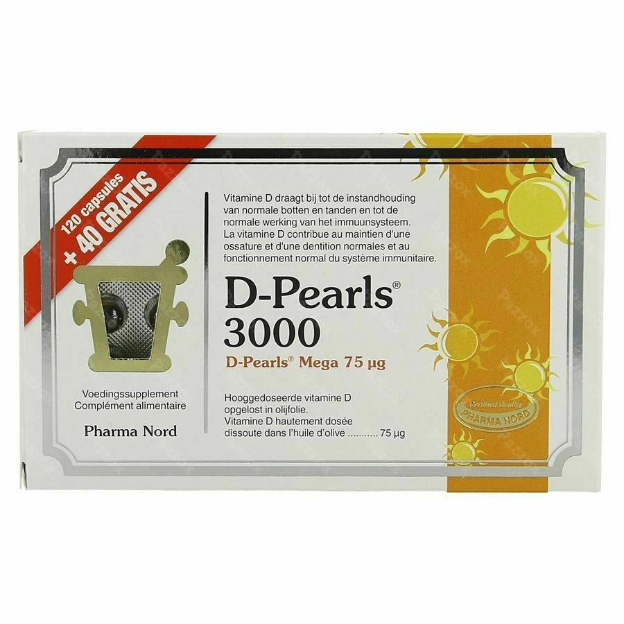 D-Pearls 3000 120+40 Capsules