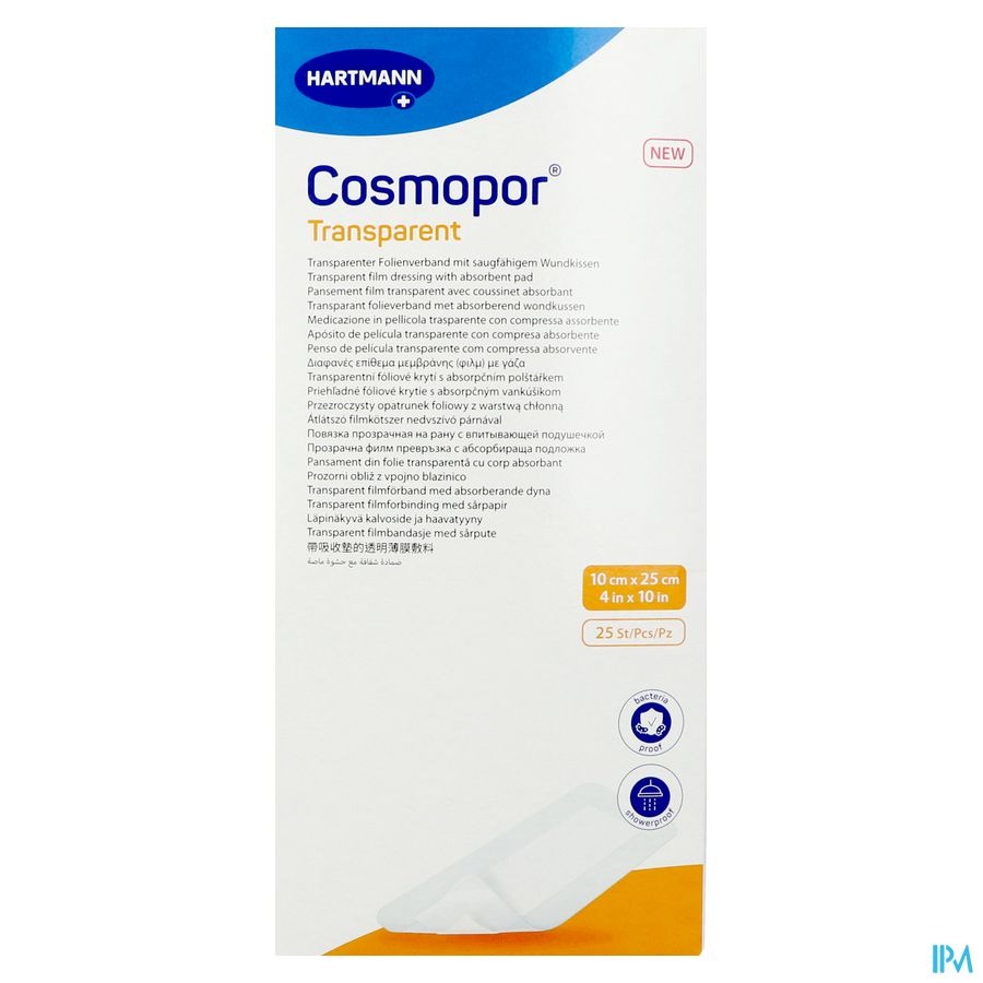 Cosmopor Transparent 10cmx25cm 25 9010591