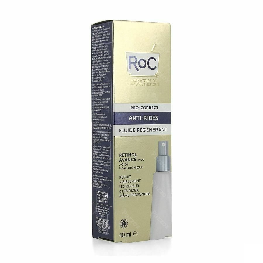 Roc Pro Correct A/wrinkle Rejuv. Fluid Fl 40ml