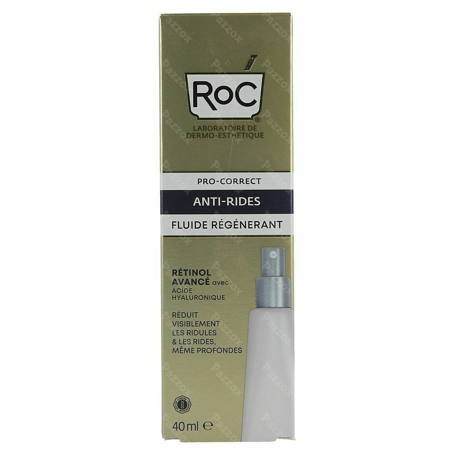 Roc Pro Correct A/wrinkle Rejuv. Fluid Fl 40ml