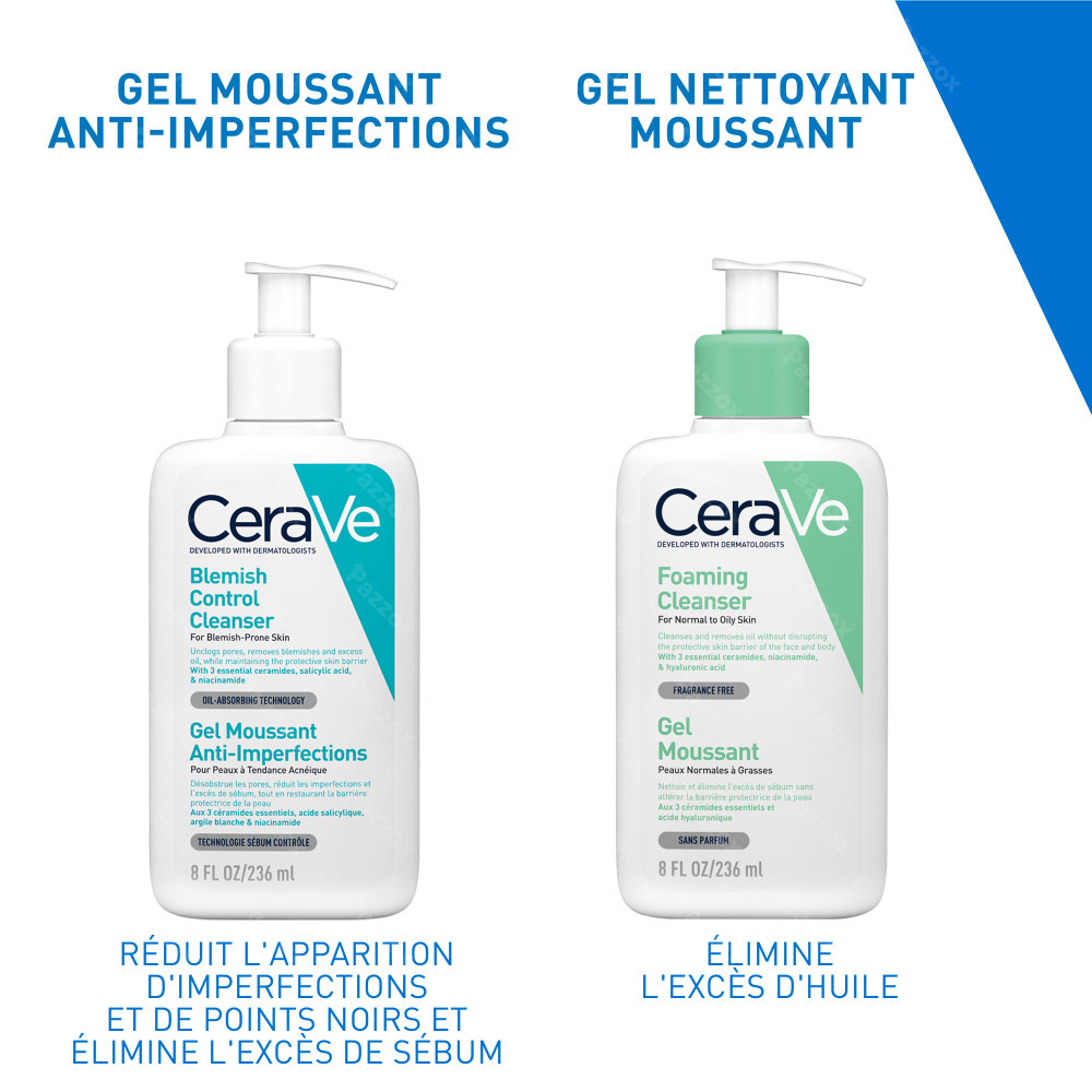 CeraVe Gel Moussant Nettoyant Anti-Imperfections 236ml