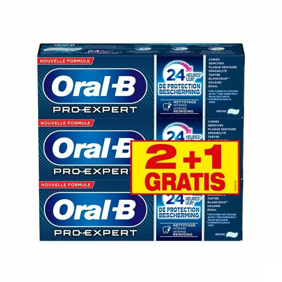 Oral-B Pro-Expert Nettoyage Intense 2+1 