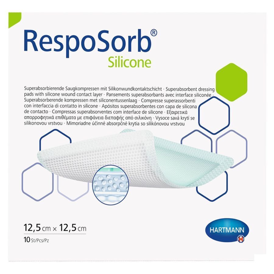Resposorb Silicone 12,5x,12,5cm 10 6850412