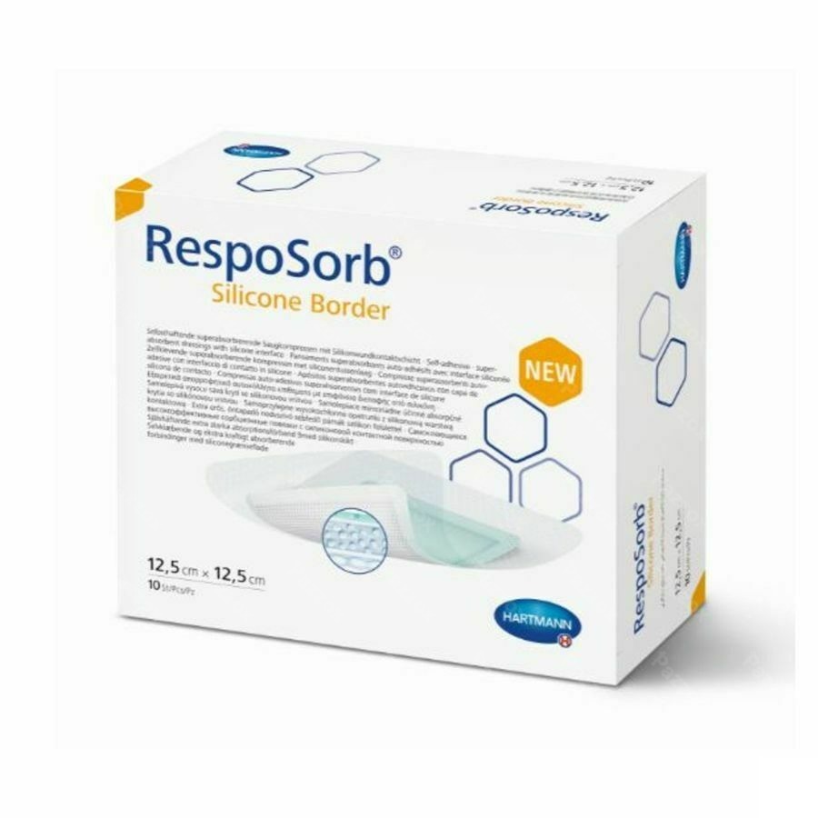 Resposorb Silicone Border 12,5x12,5cm 10 4130021
