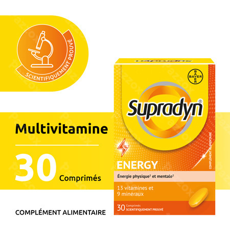 Supradyn Energy Multivitamine 30 comprimés