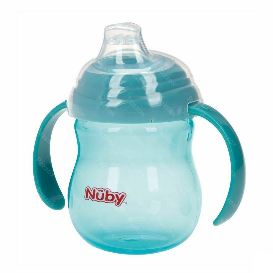Nuby Gobelet A/goutte Anses Aqua 6m+ 270ml