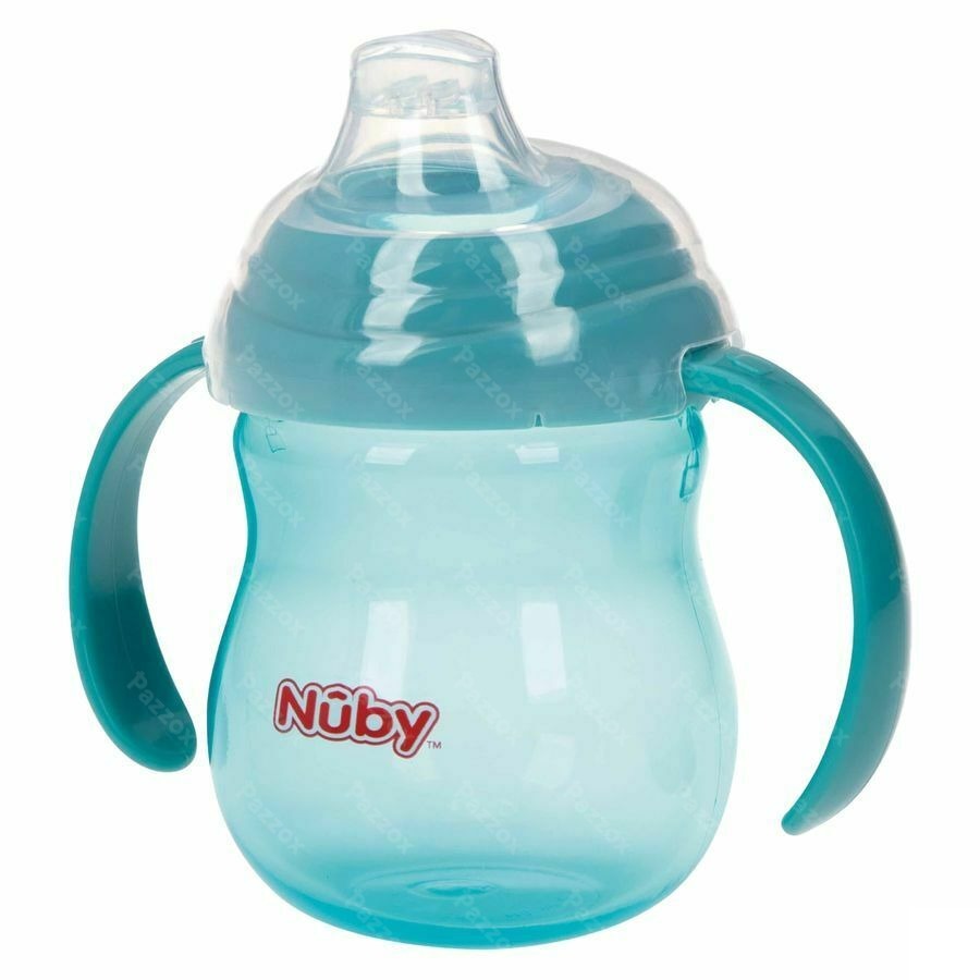 Nuby Gobelet A/goutte Anses Aqua 6m+ 270ml
