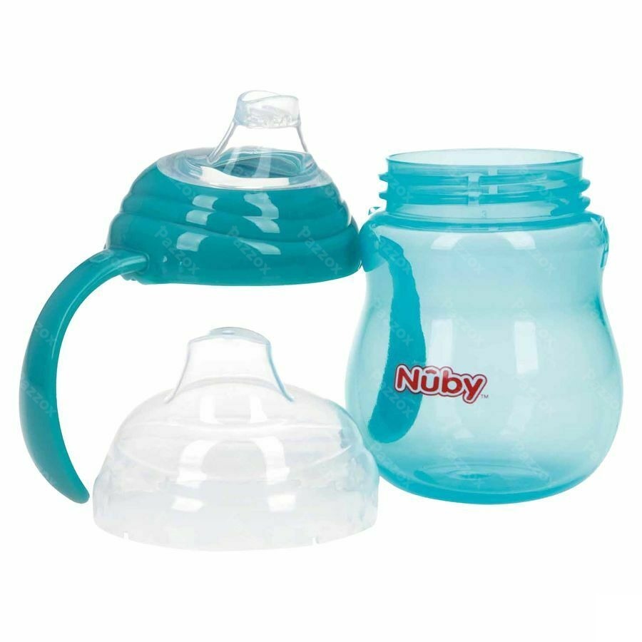 Nuby Gobelet A/goutte Anses Aqua 6m+ 270ml