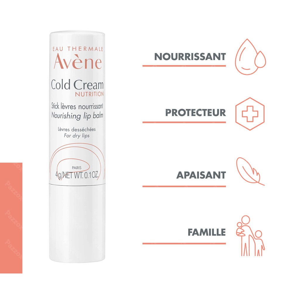 Avene Cold Cream Stick Levres Nourrissant 4g