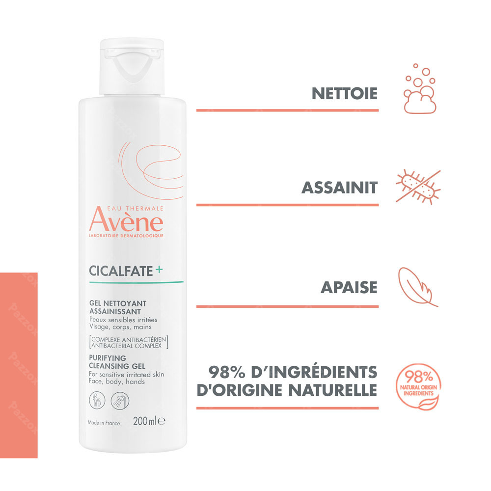 Avène Cicalfate +gel Nettoyant Purifiant 200ml