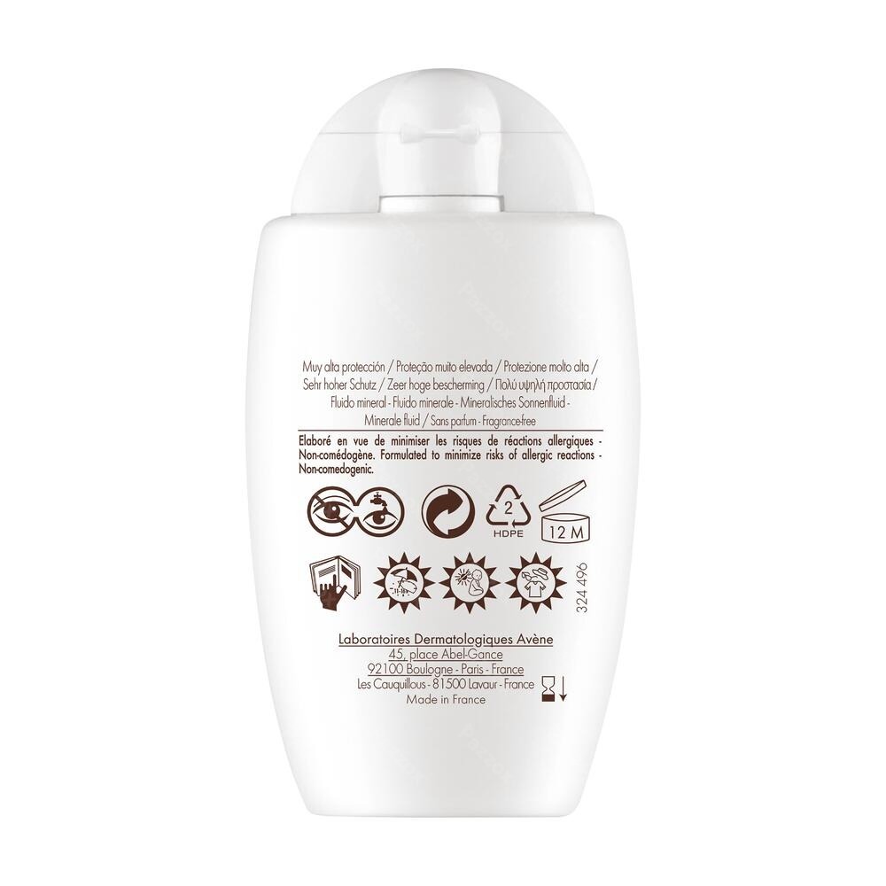 Avène Soleil Fluide Mineral SPF50+ 40ml