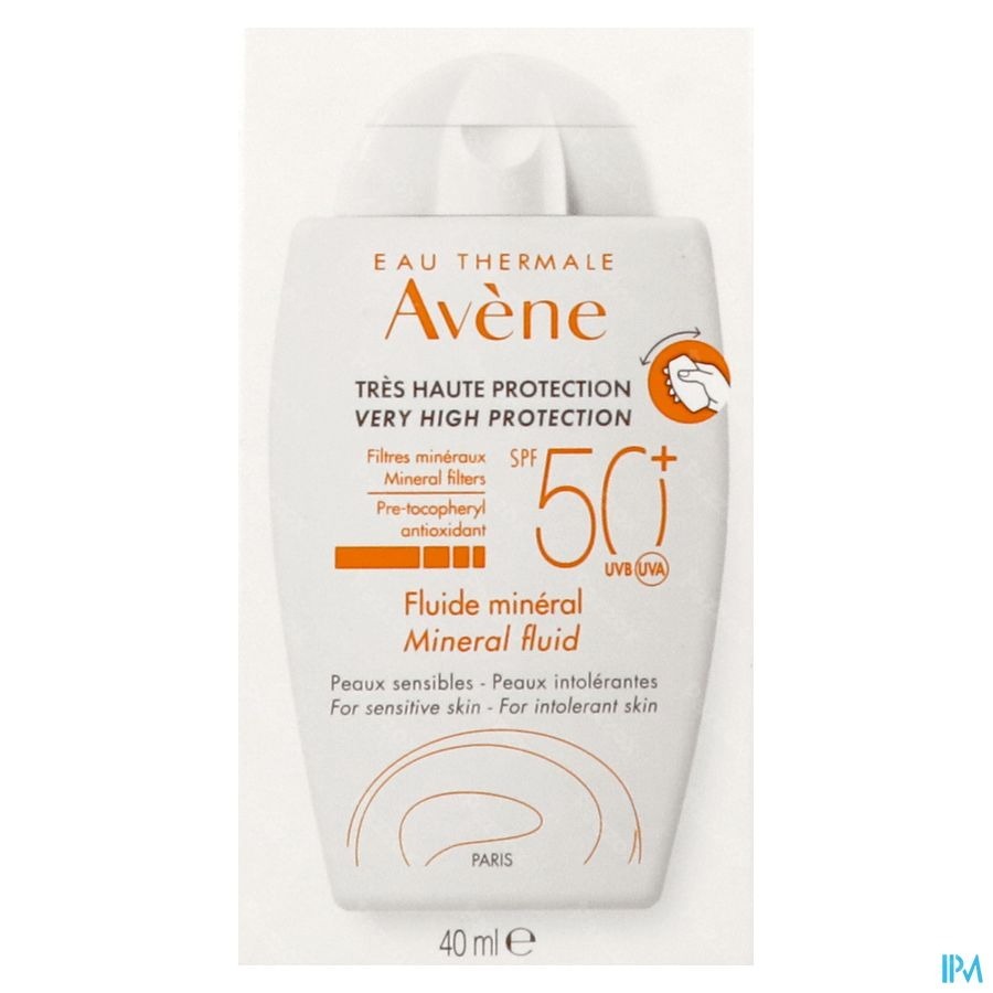 Avène Soleil Fluide Mineral SPF50+ 40ml