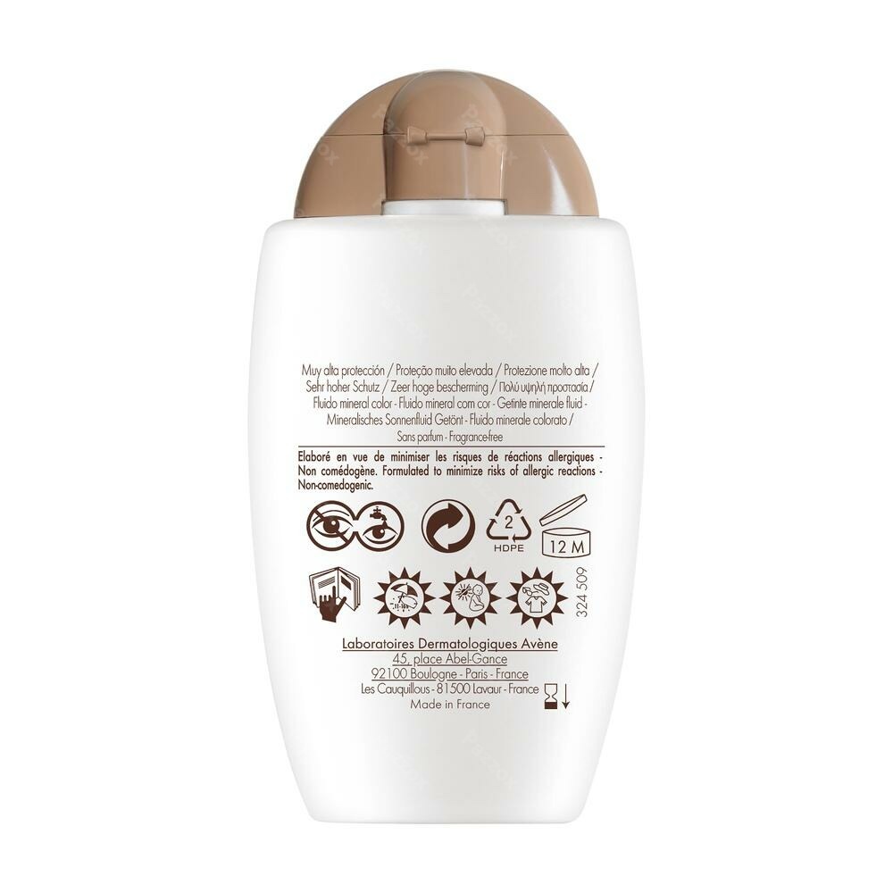 Avene Sol Spf50+ Fluide Mineral Teinte 40ml