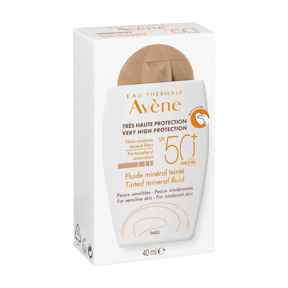 Avene Sol Spf50+ Fluide Mineral Teinte 40ml
