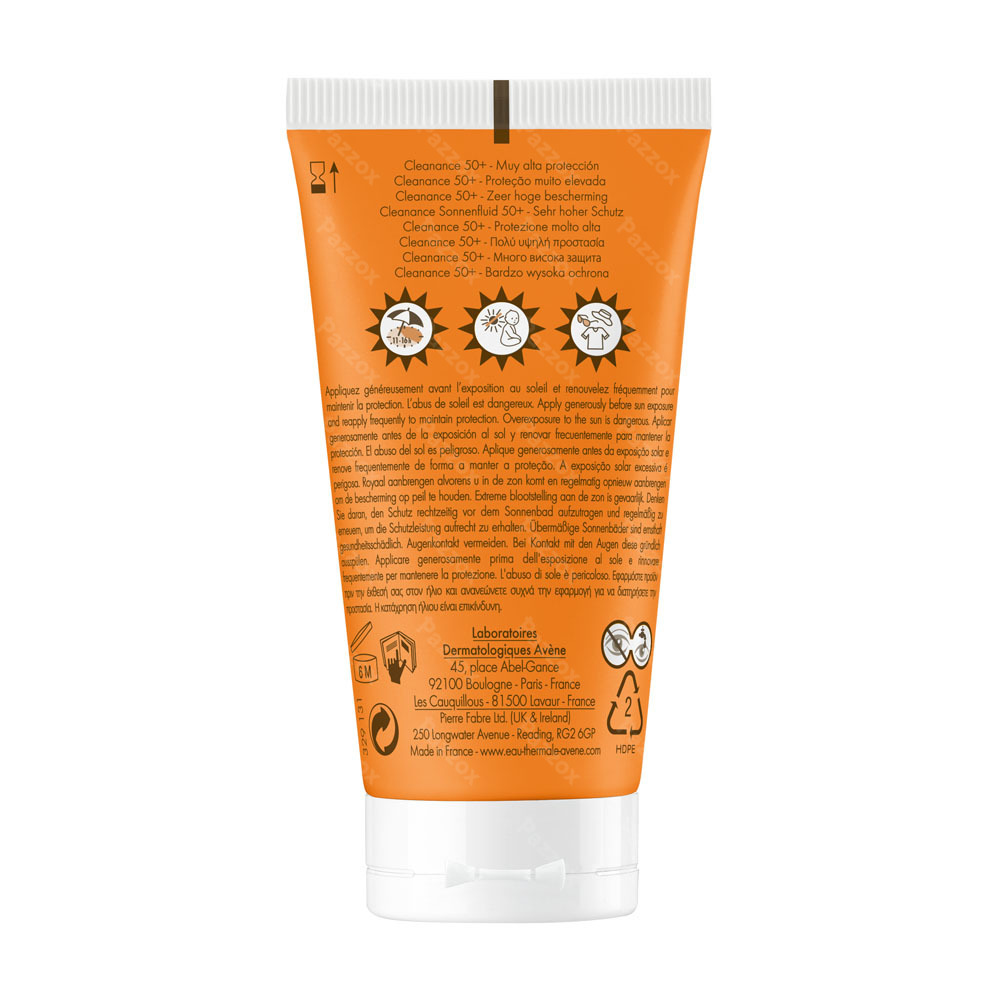 Avène Cleanance Crème de Solaire SPF50+