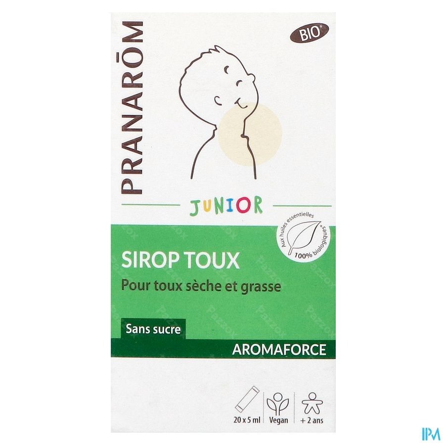 Pranarôm Aromaforce Sirop Toux Enfants 20x5 Sachets