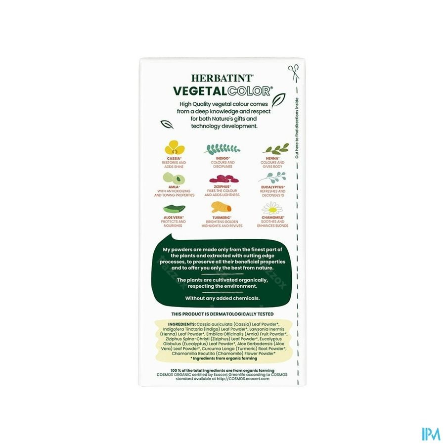 Herbatint Vegetal Color Eco Warm Chestn. Pow.100ml