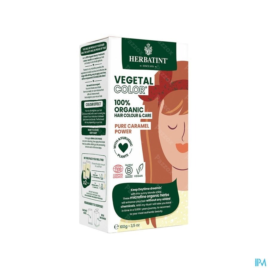 Herbatint Vegetal Color Eco Pure Caram. Pow. 100ml