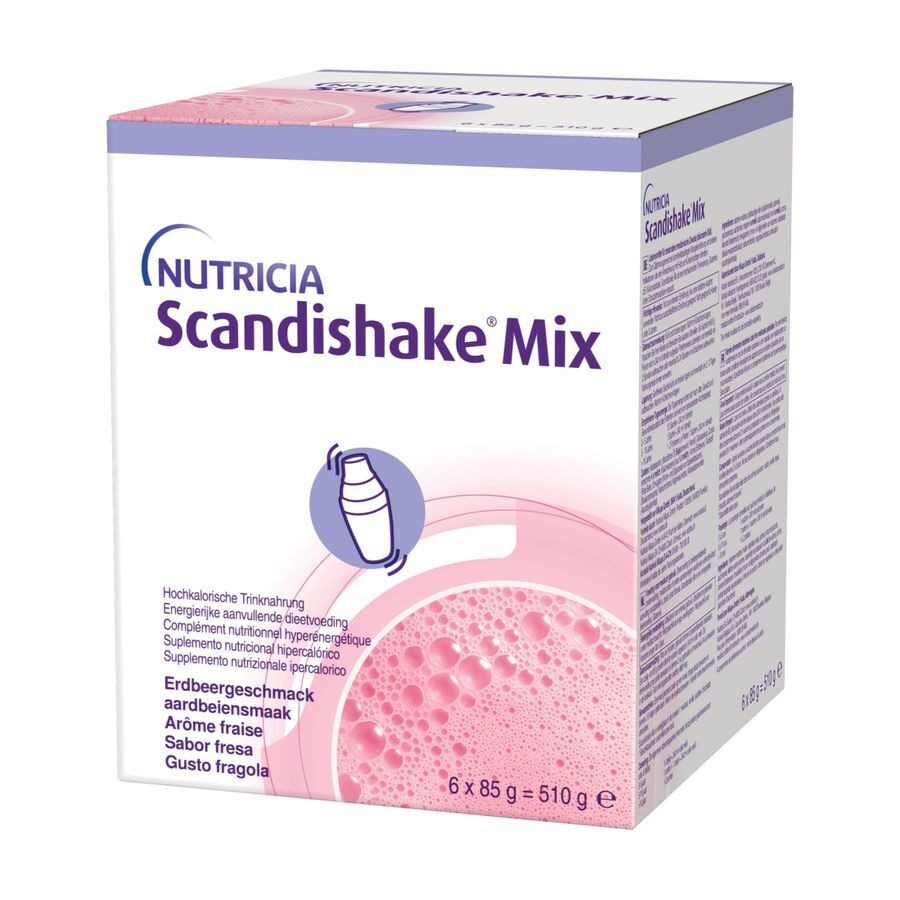Scandishake Mix Fraise Sachets 6x85g