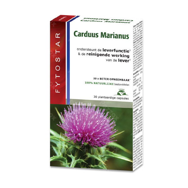 Fytostar Carduus Marianus Complément Alimentaire 30 Capsules