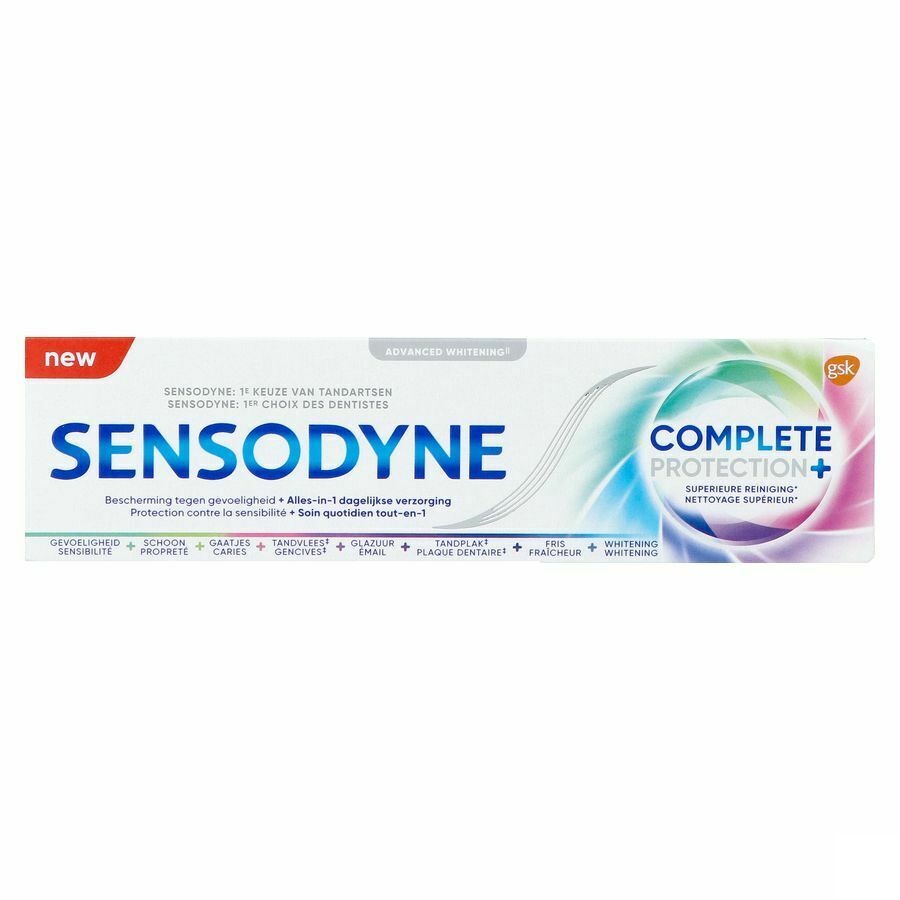 Sensodyne Complete Protection+ Advanced Whitening  Dentifrice  75 ml