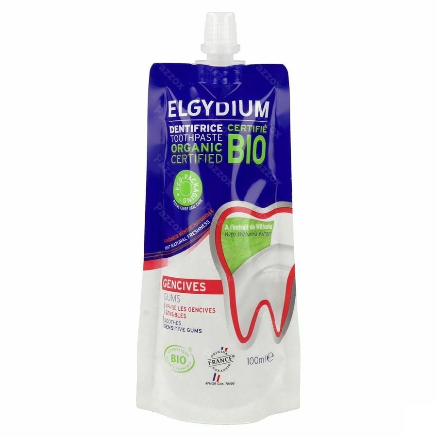 Elgydium Dentifrice Gencives Irritees Bio 100ml