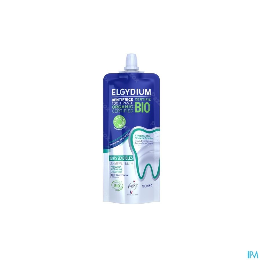 Elgydium Dentifrice Dents Sensibles Bio 100ml