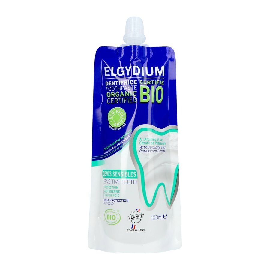 Elgydium Dentifrice Dents Sensibles Bio 100ml