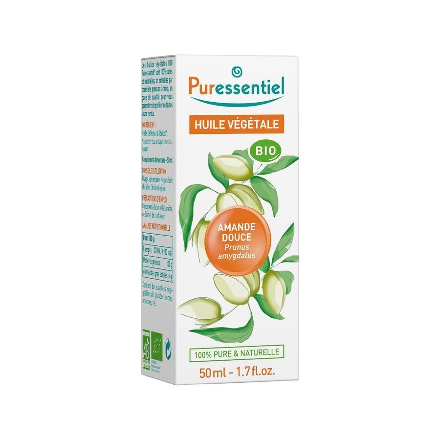 Puressentiel Huile Vegetale Bio Amande Douce 50ml