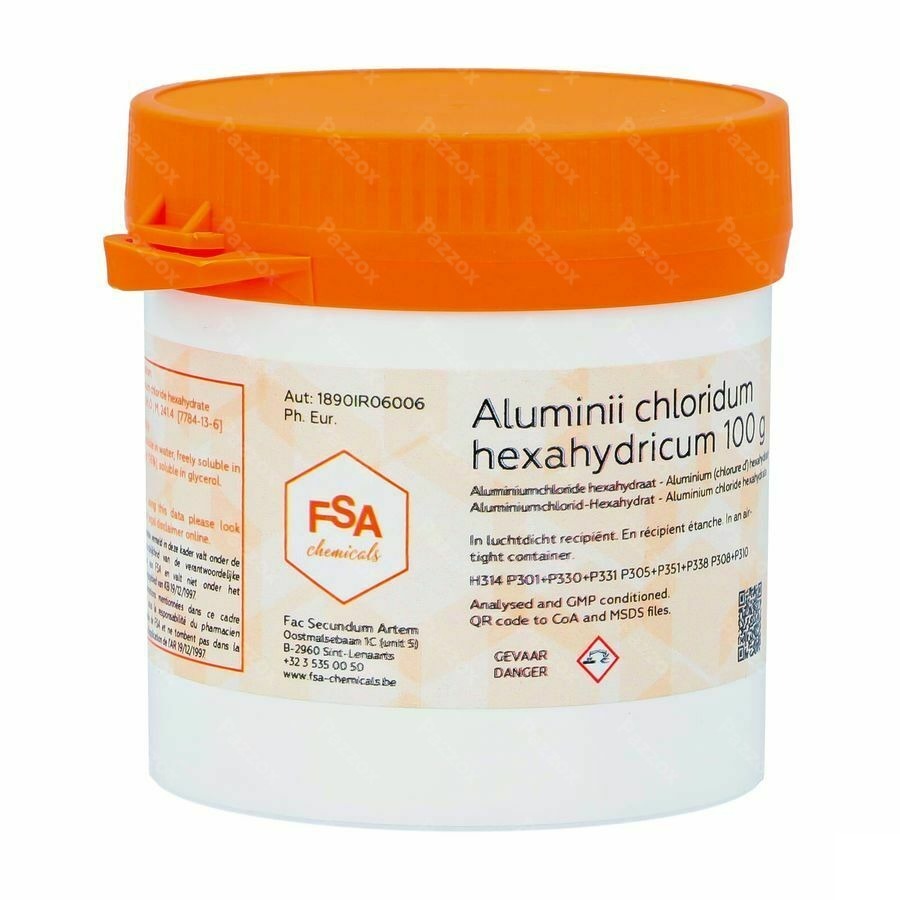 Aluminium Chlorure Hexahydrate 100g Magis