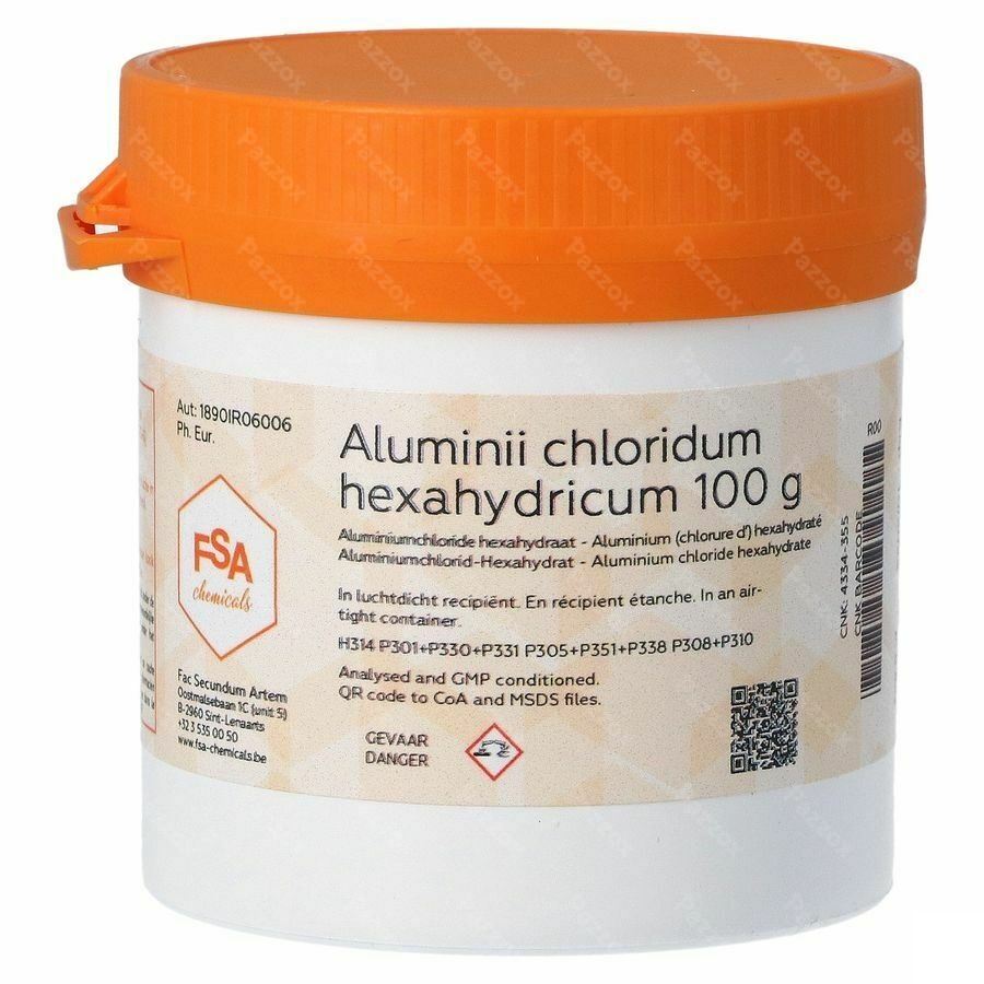 Aluminium Chlorure Hexahydrate 100g Magis
