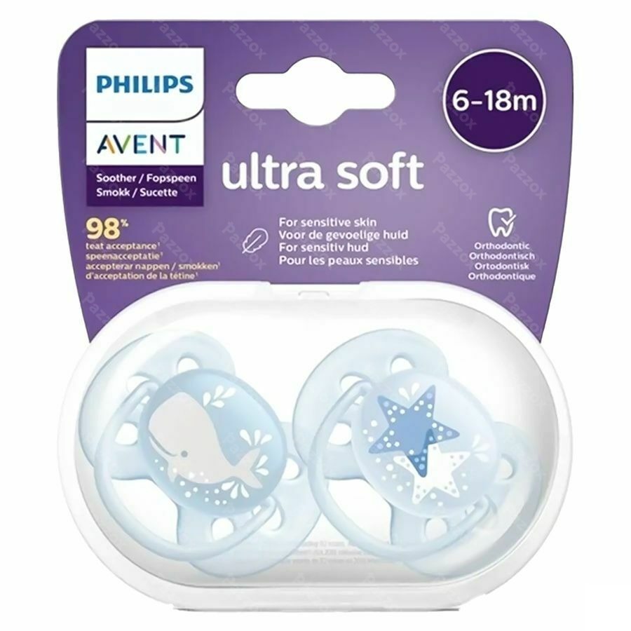 Philips Avent Sucette 6m+ Soft Boy