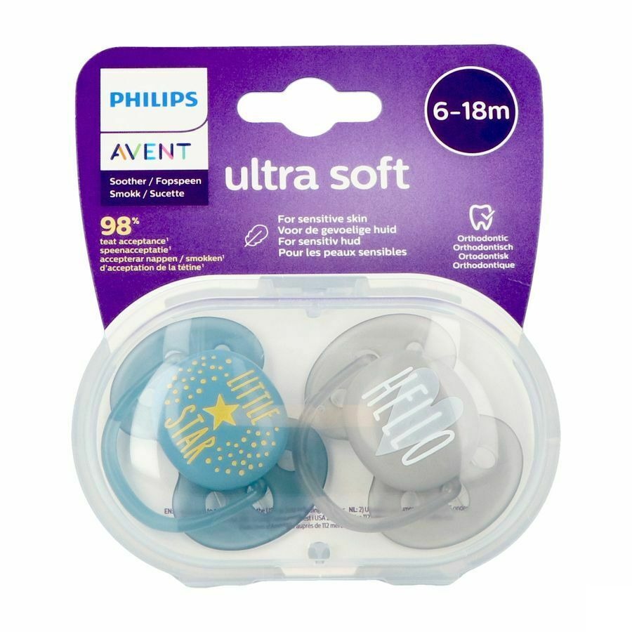 Philips Avent Sucette 6m+ Soft Mix