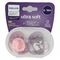Philips Avent Ultra Soft Tétine Girl 6-18m Scf223/02 2 Pieces