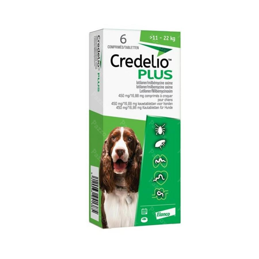 Credelio Plus 450,00mg/16,88mg Chien Comp Croq. 6