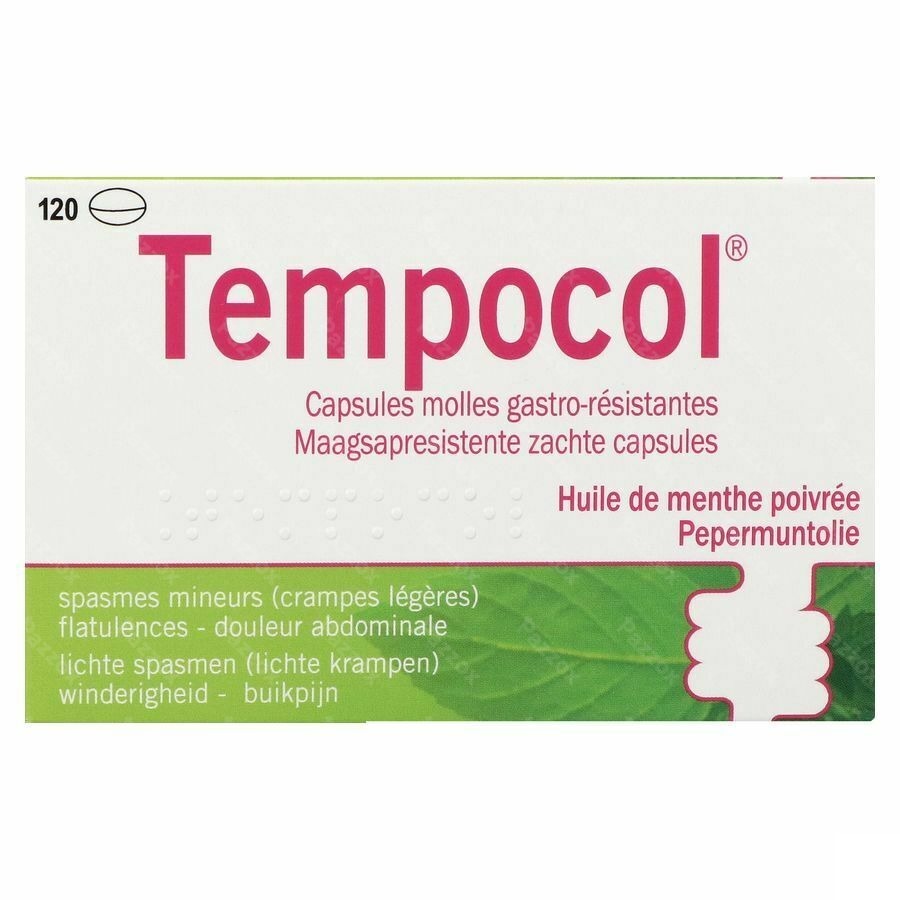 Tempocol Gastroresist. Caps Molles 120 X 182mg