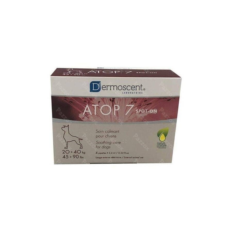 Dermoscent Atop 7 Spot On Chien 20-40kg 4x2,4ml