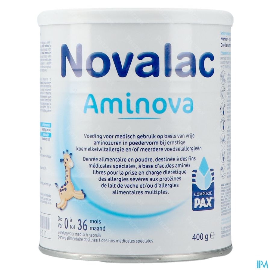 Novalac Aminova 0-36m Pdr 400g