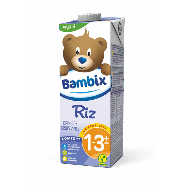 Bambix Riz Lait De Croissance 1-3+ 1l